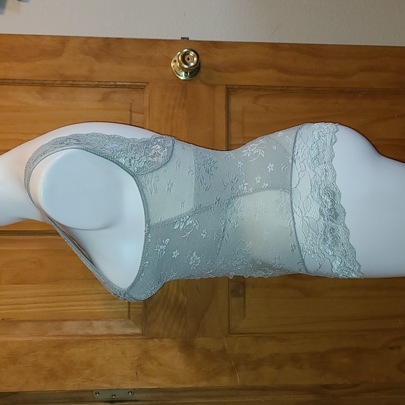 Beautiful Sage Lacy Body Shapewear - Picture 2 of 13